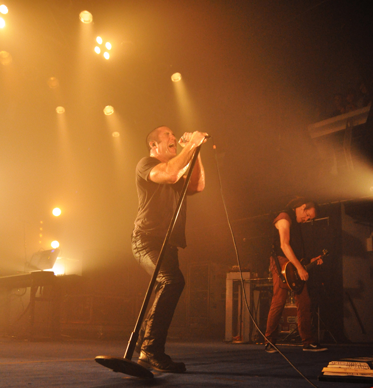 Trent Reznor &amp; Robin Finck / credit: Loren Wohl
